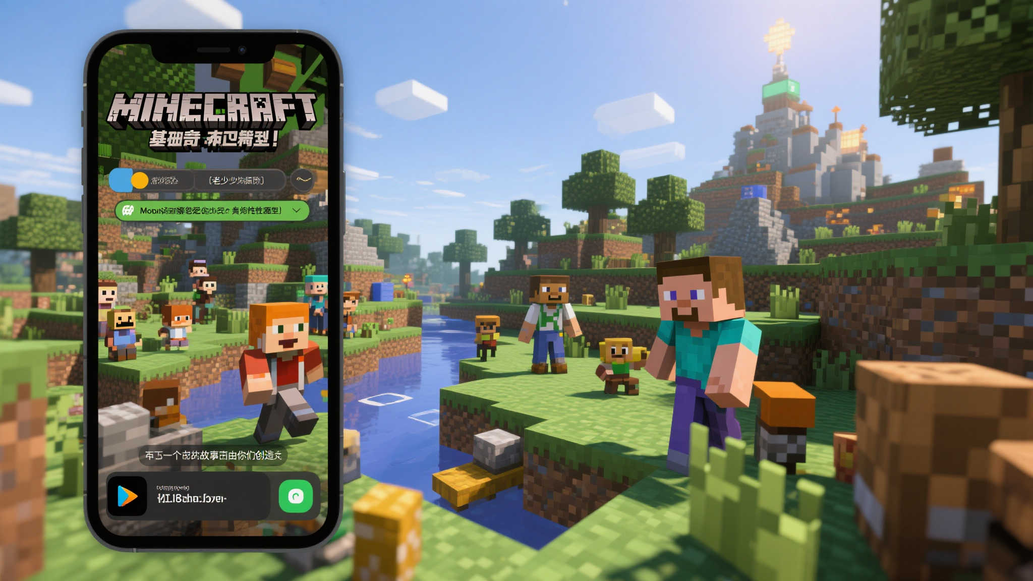 生存探索游戏巅峰对决:第一人称视角下的王者之作揭晓! 《Minecraft》的成功并非偶然。它