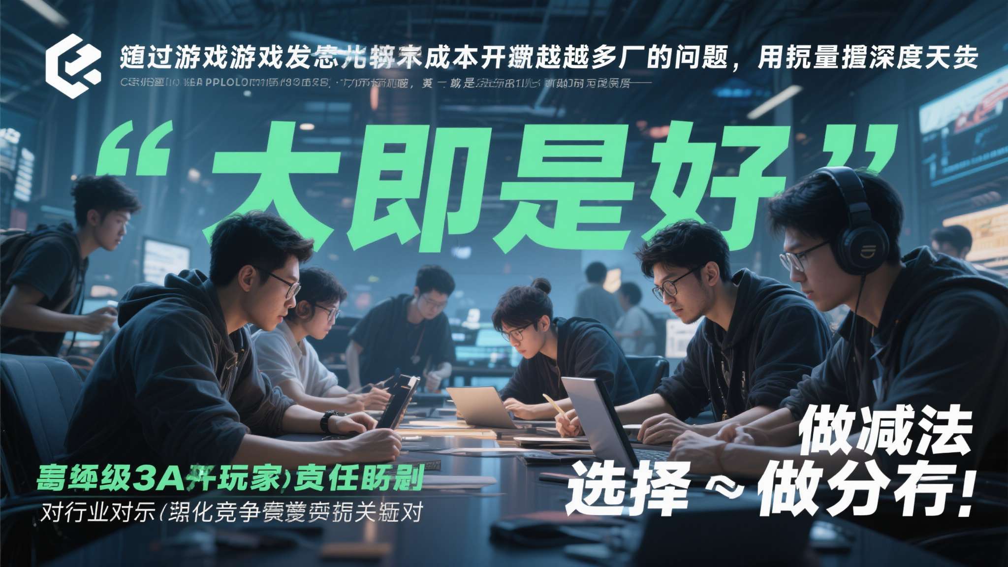随着游戏开发成本持续攀升，越来越多的厂商陷入"大即是好"的误区，用堆量掩盖深度不
